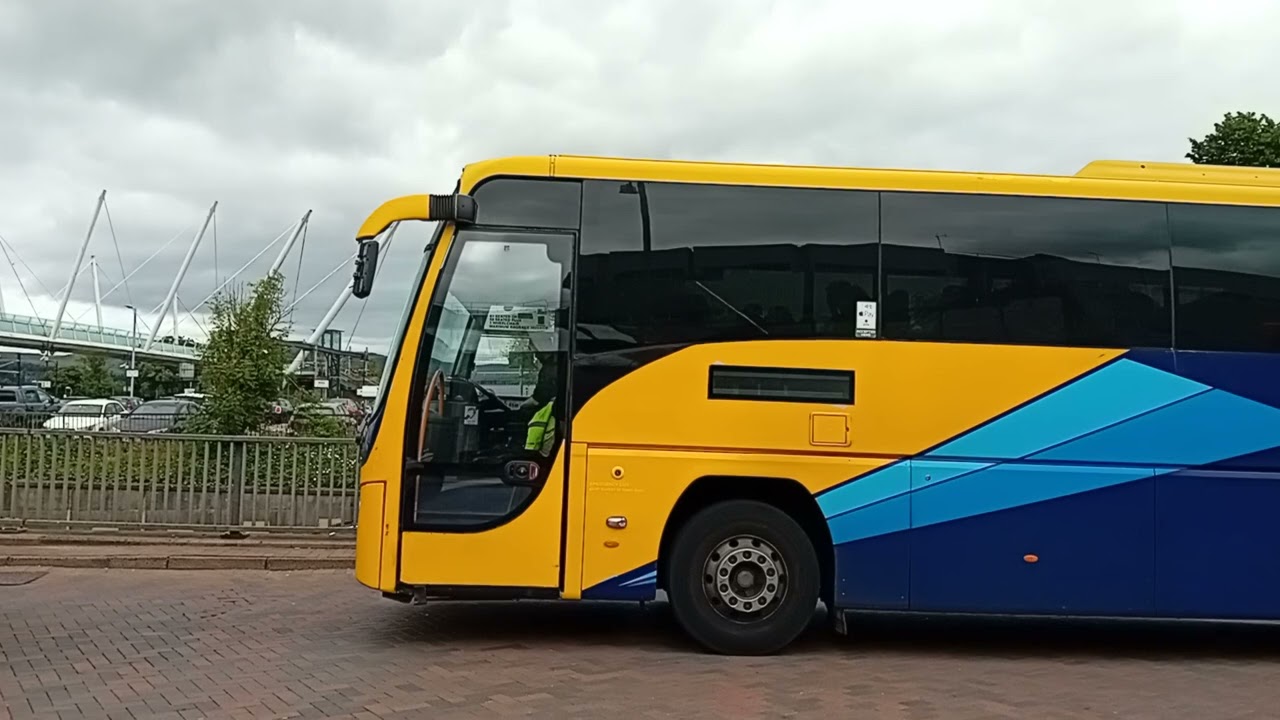 buses at Stirling bus station.