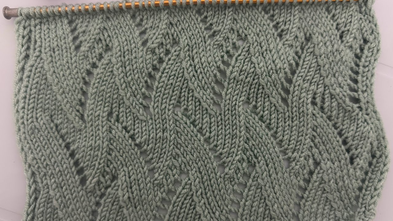 En Detaylı hali ile Tarifi beklenen ajurlu İki şiş  kazak yelek örneği 🙋🏼‍♀️