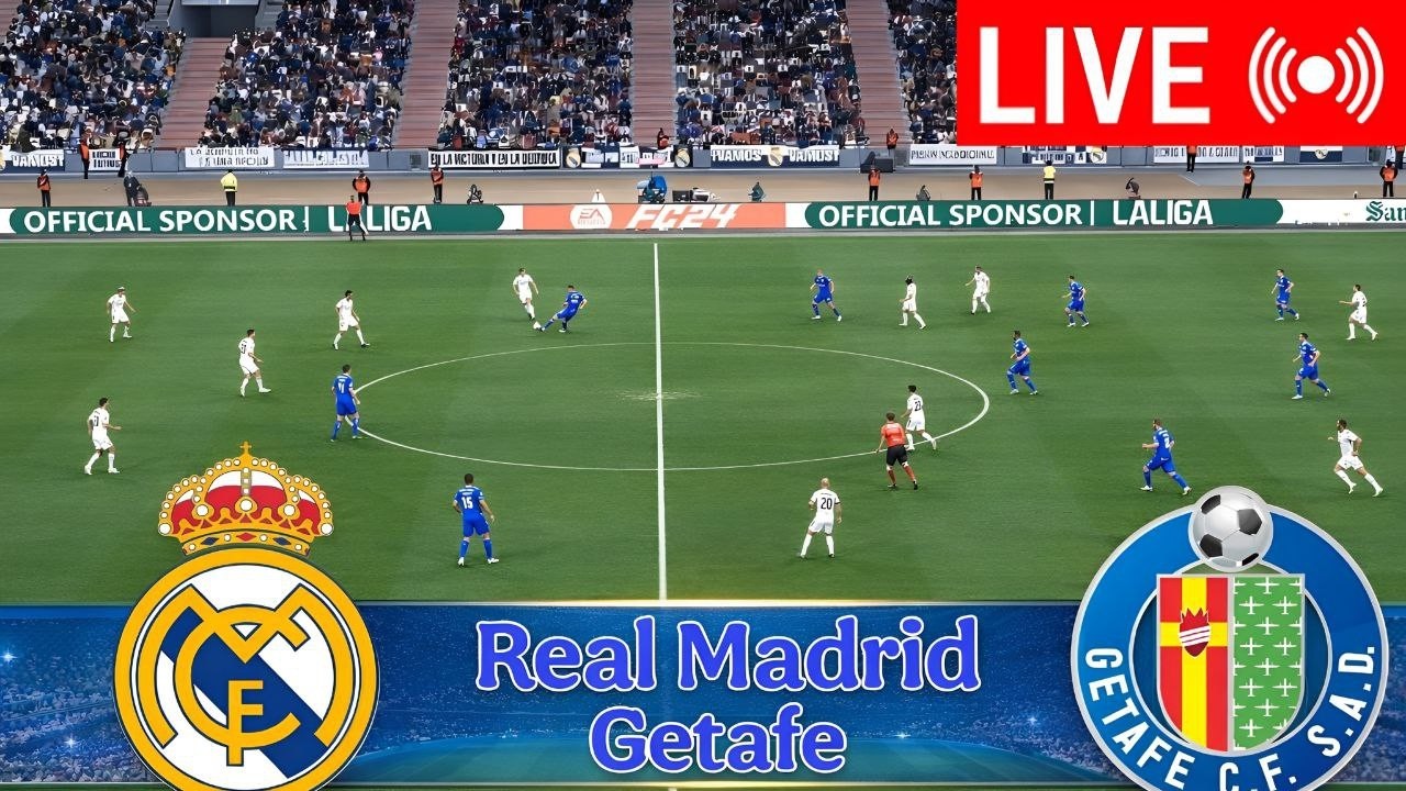 🔴 LIVE : REAL MADRID VS GETAFE LA LIGA 2026 FULL MATCH – VIDEOGAME EFOOTBALL SIMULATION
