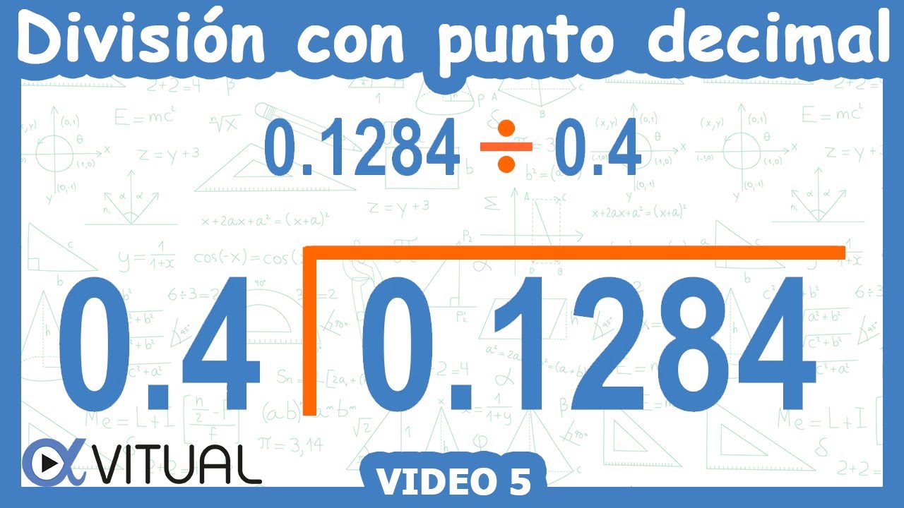 ➗ Cómo hacer una DIVISIÓN con PUNTO DECIMAL en el DIVISOR Y DIVIDENDO
