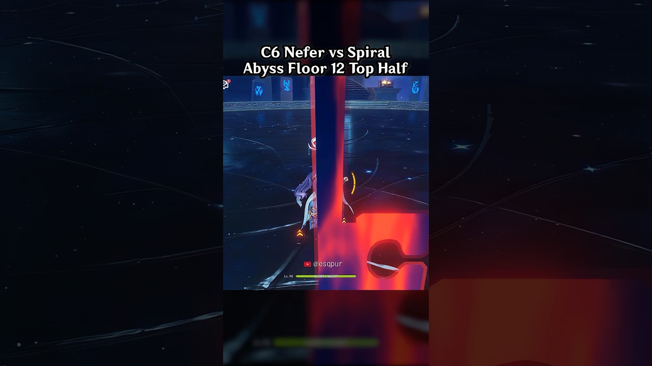 C6 Nefer vs Spiral Abyss Floor 12 Top Half