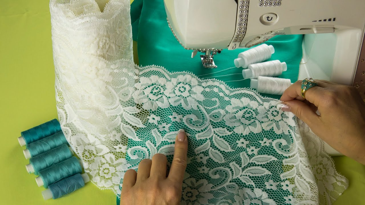 🔥❤️ Швейные секреты и хитрости при работе с кружевом. Основы шитья для начинающих.