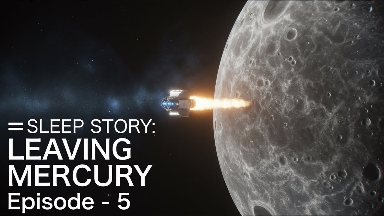 Space Sleep Journey | Leaving Mercury Behind | 2 Hours of Space Travel