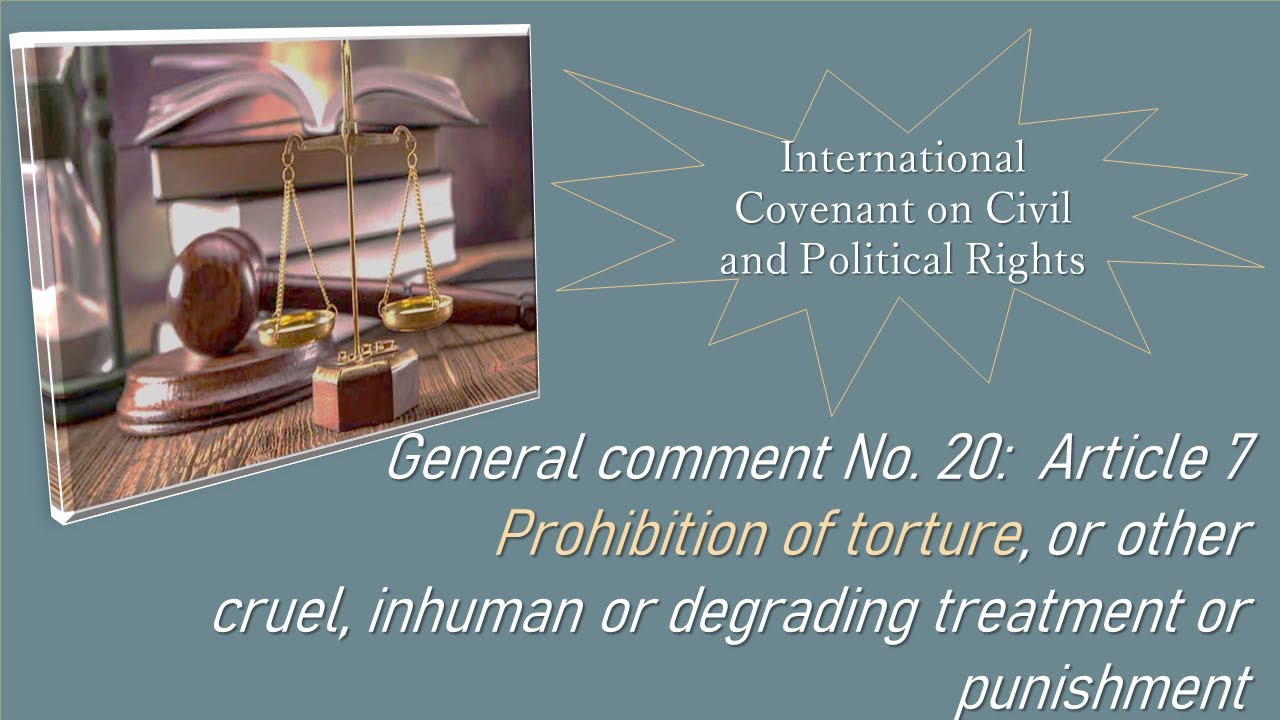 Prohibition of torture, or other cruel, inhuman or degrading treatment or punishment