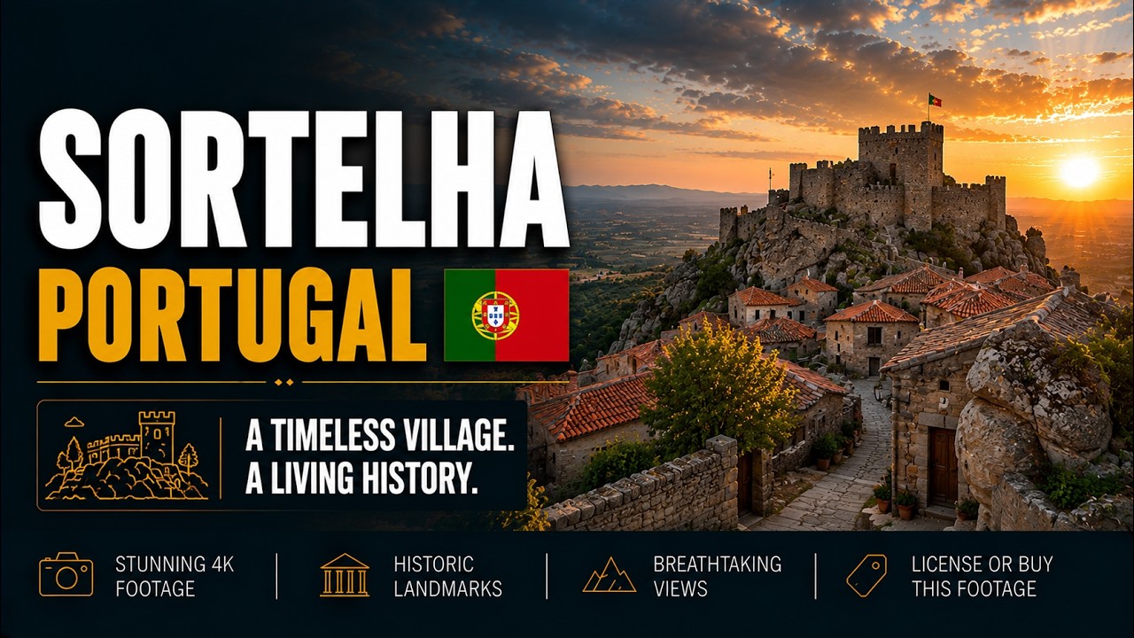 Sortelha ● Portugal 🇵🇹 【4K】 Aerial Cinematic Drone