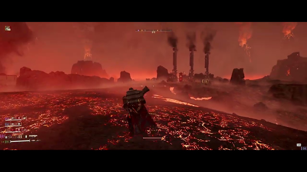 HELLDIVERS 2 - Liberator concussive vs the hotbots  (No commentary)