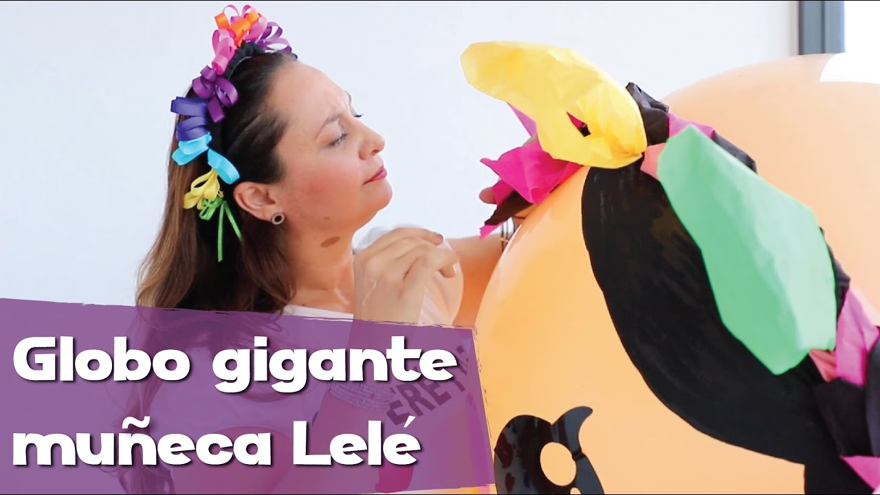 TUTORIAL DE GLOBO GIGANTE DE MUÑECA MEXICANA LELE 🇲🇽// DECORACIÓN 15 DE SEPTIEMBRE ‼️