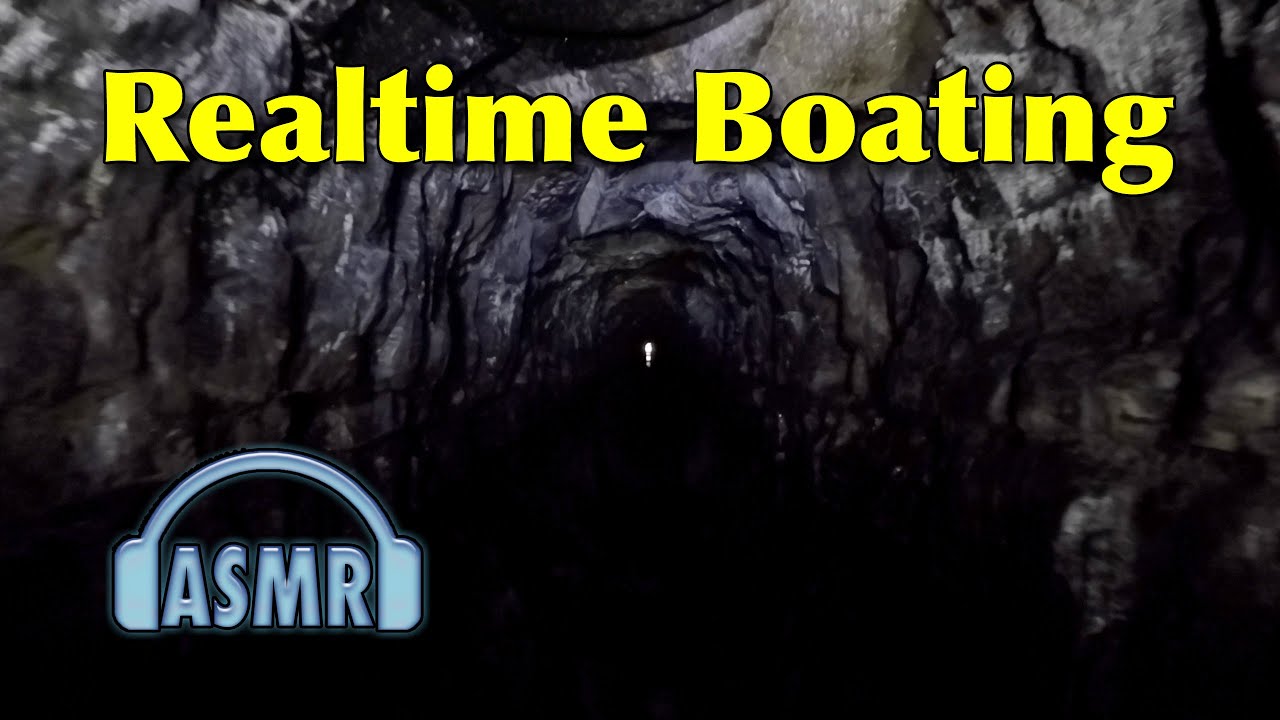 Realtime Narrowboat Cruise through Standedge Tunnel. Relaxing ASMR Water and Nature.