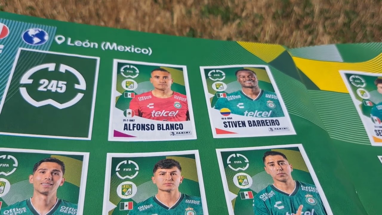 2025 Panini Club World cup soccer stickers