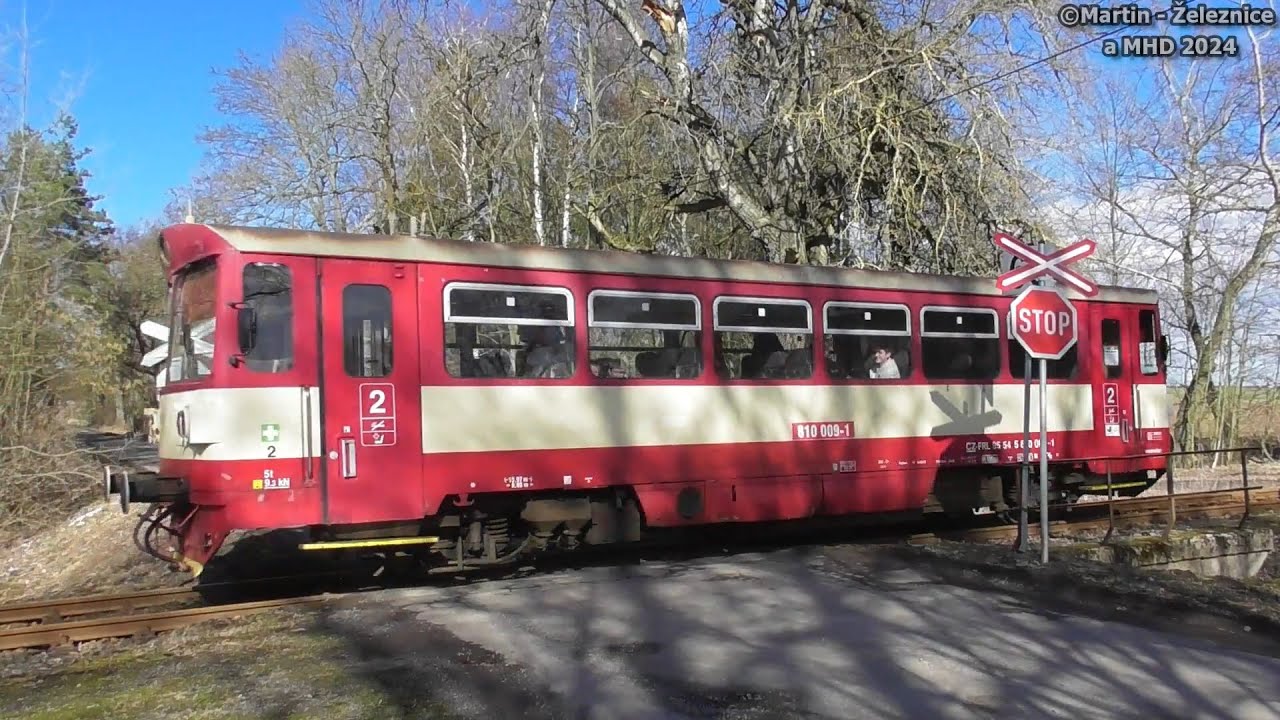 železniční přejezd Čistá - P1745 / 24.02.2024 / Czech railroad crossing