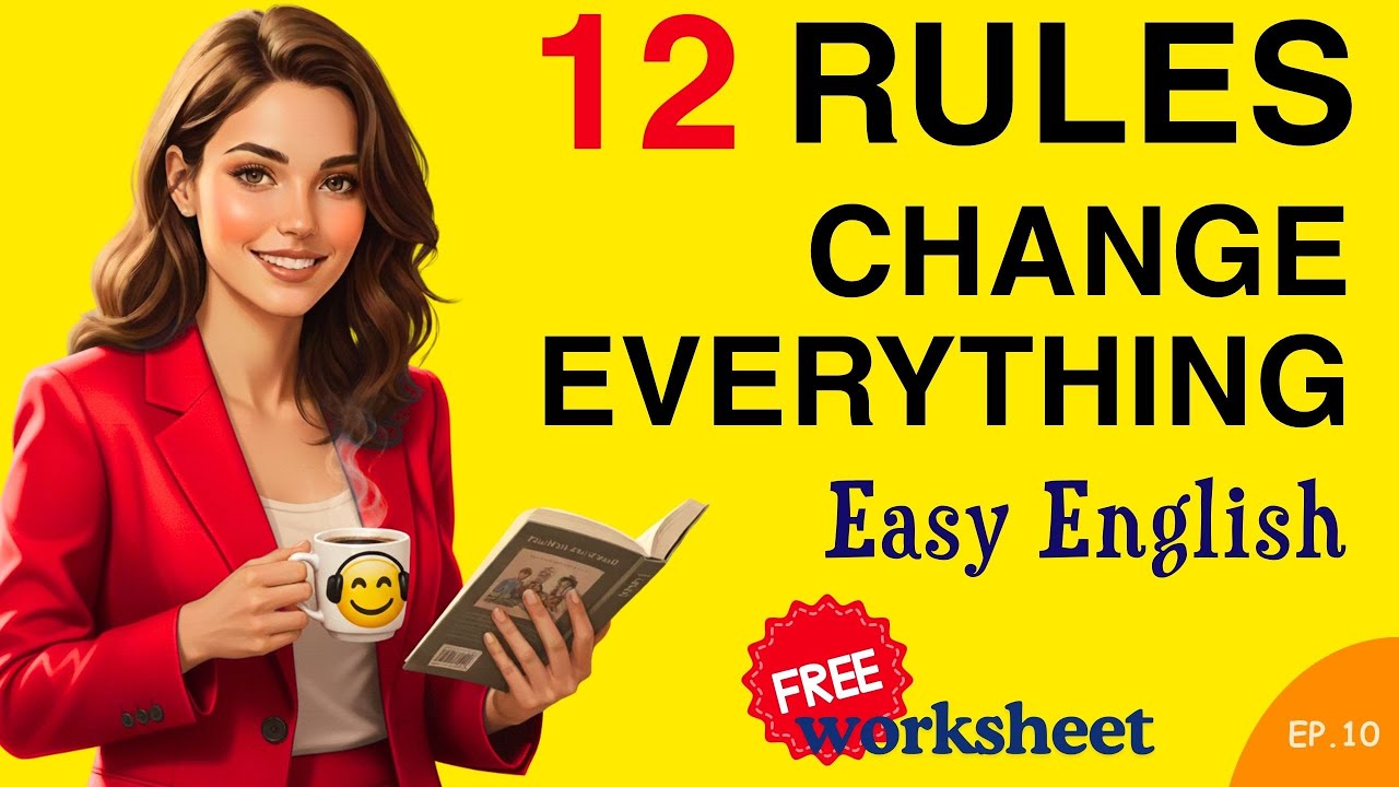 Learn English Podcast | 12 Life Rules That Change Everything (A1-A2) Easy Listening Practice