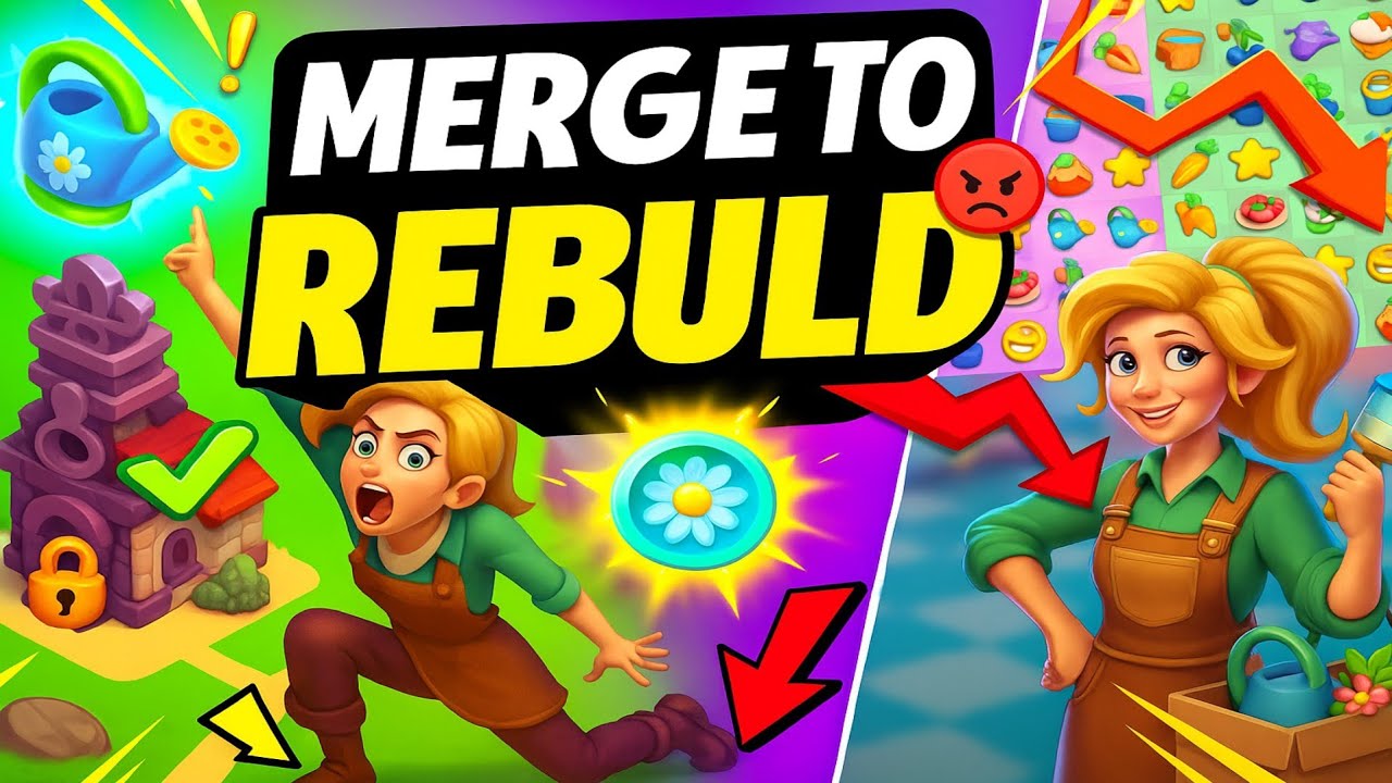 Merge Haven Android Gameplay | Cozy Merge Puzzle Caf&eacute; Rebuild