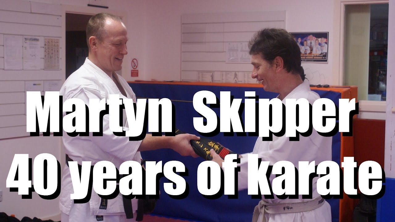 Martyn Skipper 40 years of karate