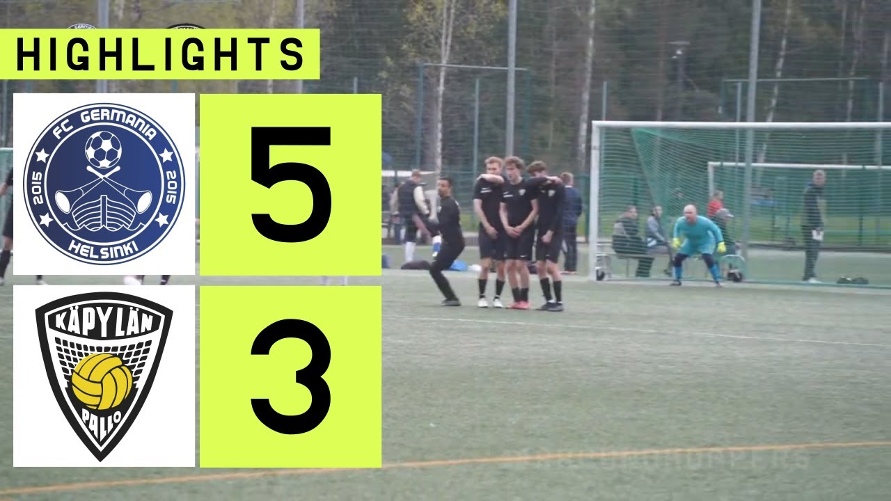 [Miesten Vitonen] FC Germania vs K&auml;Pa No/Le Highlights 5-3 (1-1) Highlights