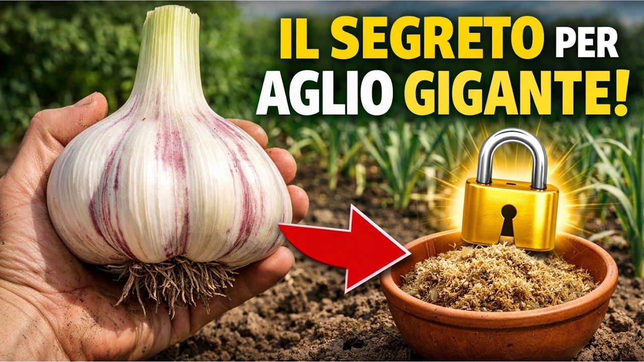 Il Segreto dei Contadini: Come Avere un Aglio Gigante Senza Usare Fertilizzanti