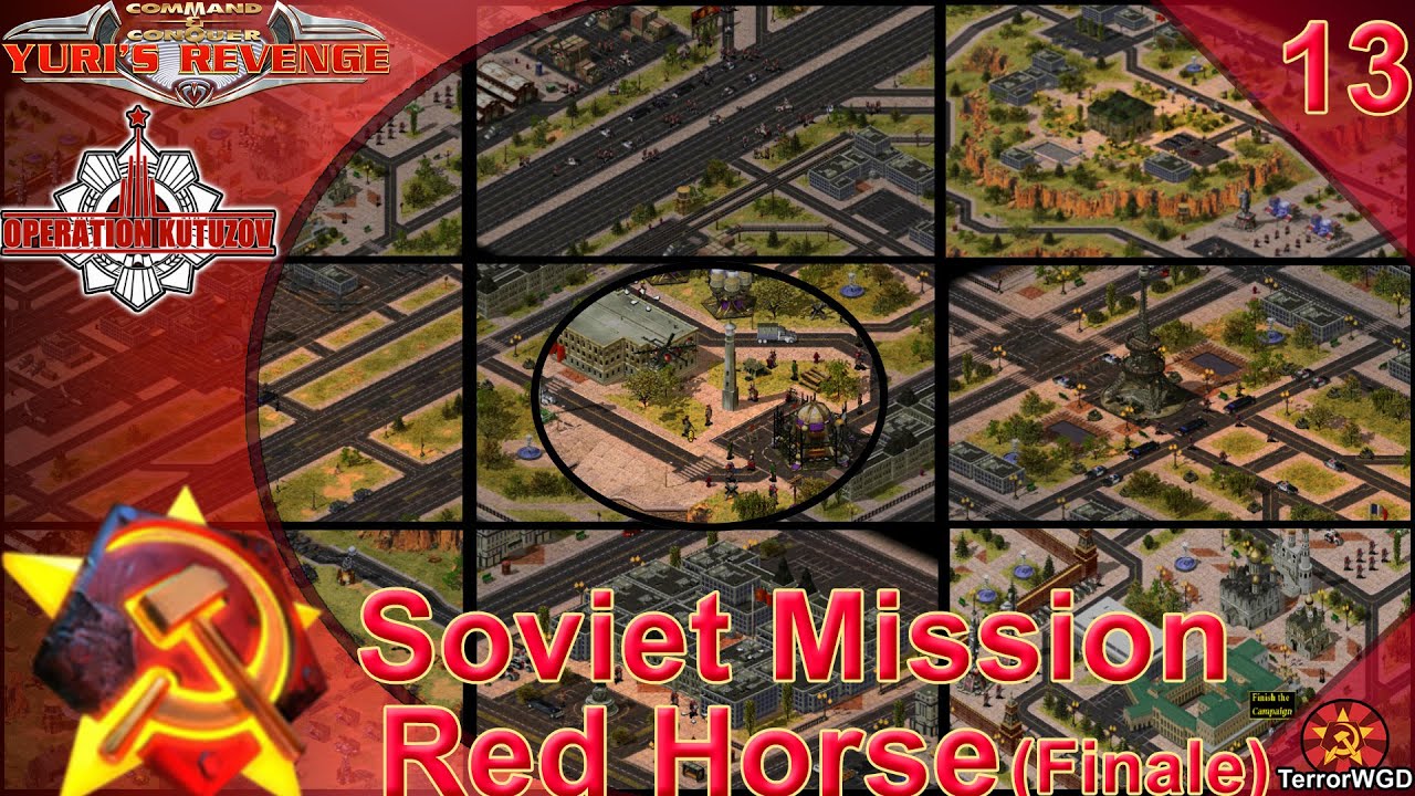 Red Alert 2│Yuri's Revenge│Operation Kutuzov│Soviet Mission 13│Red Horse (Finale)