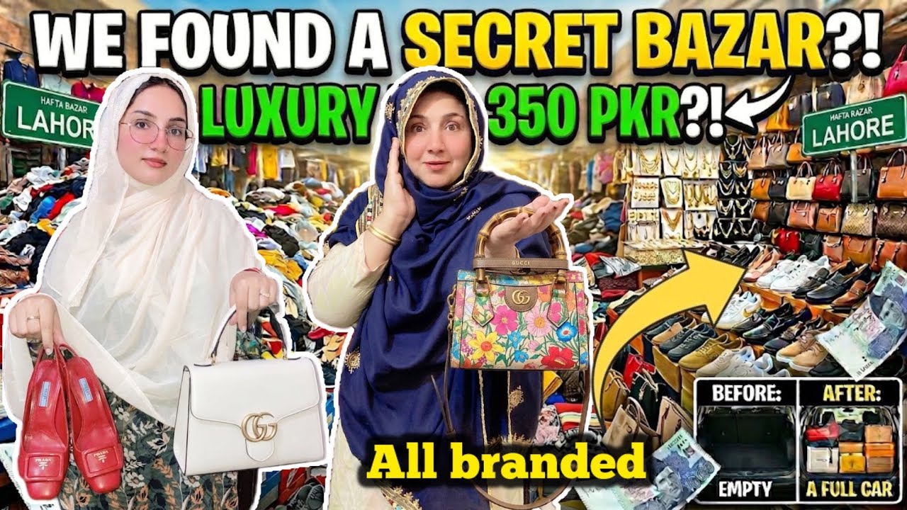Lahore's cheapest Saturday Market?! 😱 | Everything Imported 😍 Saturday Market 🛍️
