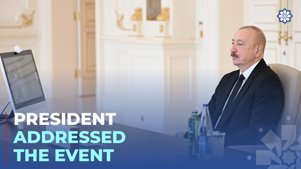 President Ilham Aliyev addressed 8th European Political Community Summit via video link