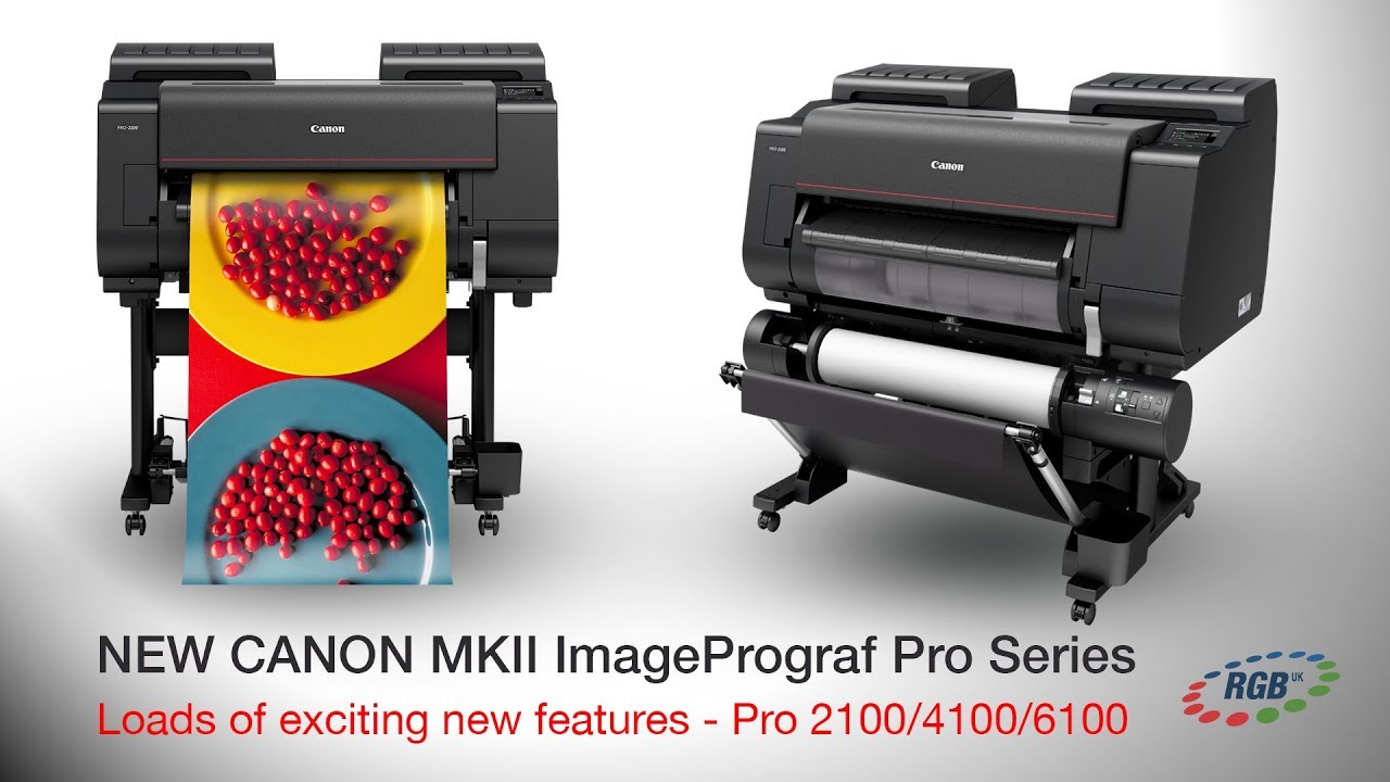 Canon ImagePrograf Pro 2100, 4100 and 6100