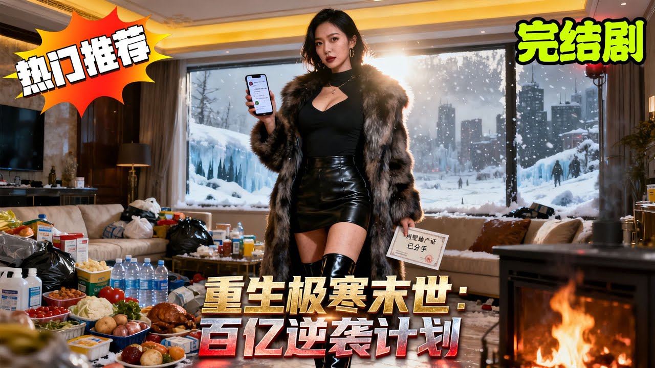末世完结剧︱重生末世前一周，林夏截走百亿奖金，果断踹掉渣男未婚夫【重生极寒末世：百亿逆袭计划】#短剧 #ai剧 #ai真人剧 #天天剧场 #末日 #求生 #逆袭 #危机