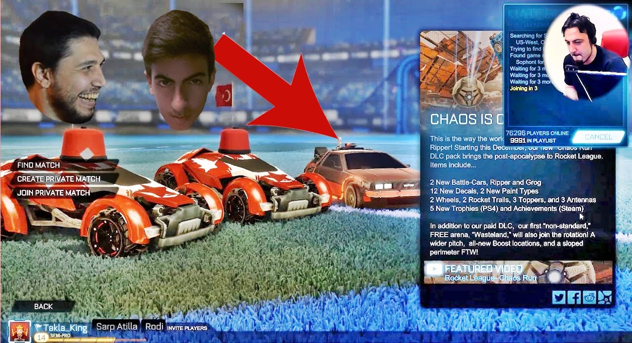 Gelecekten Gelen Tunç | Rocket League Türkçe Multiplayer | Bölüm 11