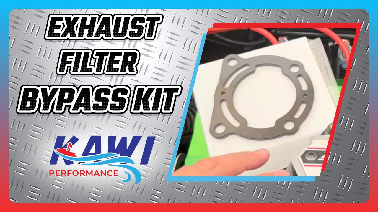 Kawasaki Ultra 310 Jet Ski Exhaust Filter Delete and Stainless Hardware Upgrade - 4K VIDEO