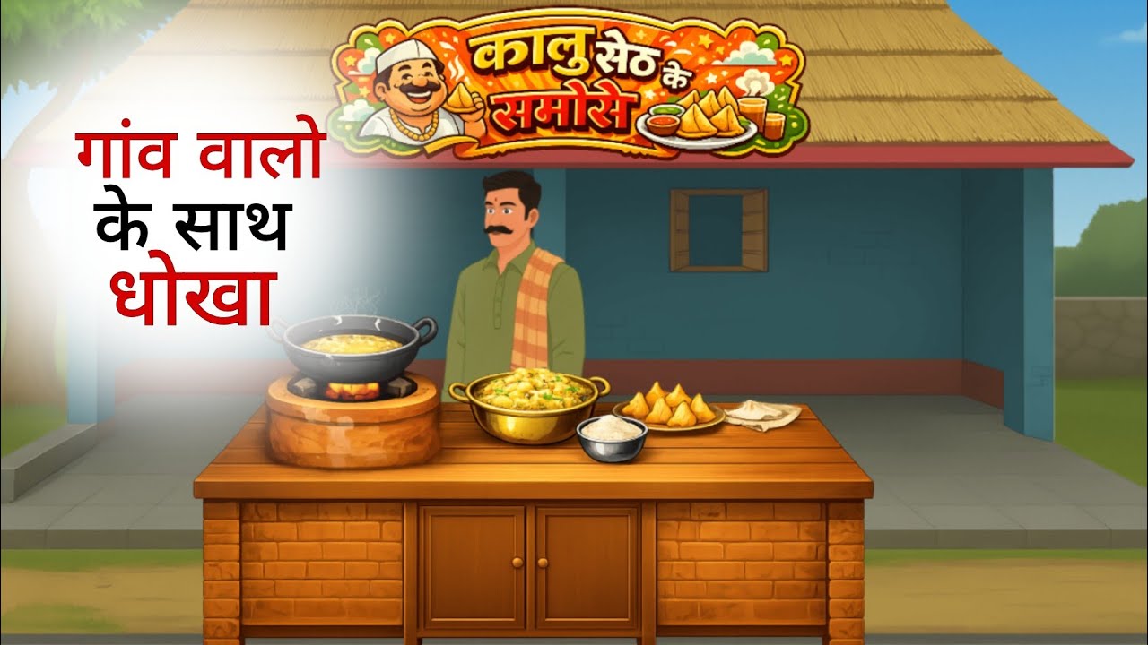लालची समोसे वाला | Lalchi Samosa Wala | Hindi Kahani | Moral Stories | 2d Animated Story|