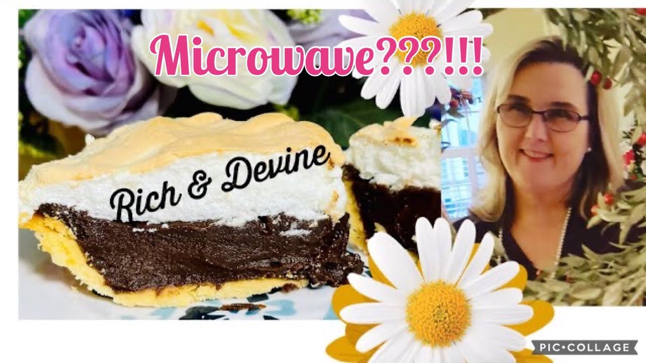 Rich, Easy Chocolate Meringue Pie in Microwave 🤩 Homemade