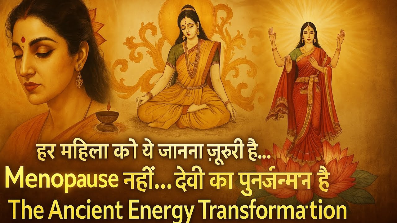🔥“Menopause नहीं… देवी का पुनर्जन्म है 🌙 | The Ancient Indian Solution Every Woman Must Know”