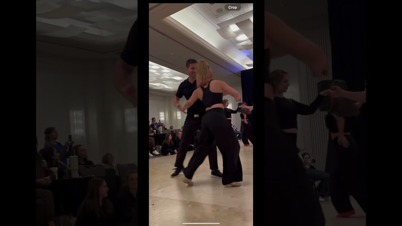 He&rsquo;s in shock 😮 #dance #dancecompetition #dancer #improvdance #partnership #westcoastswing