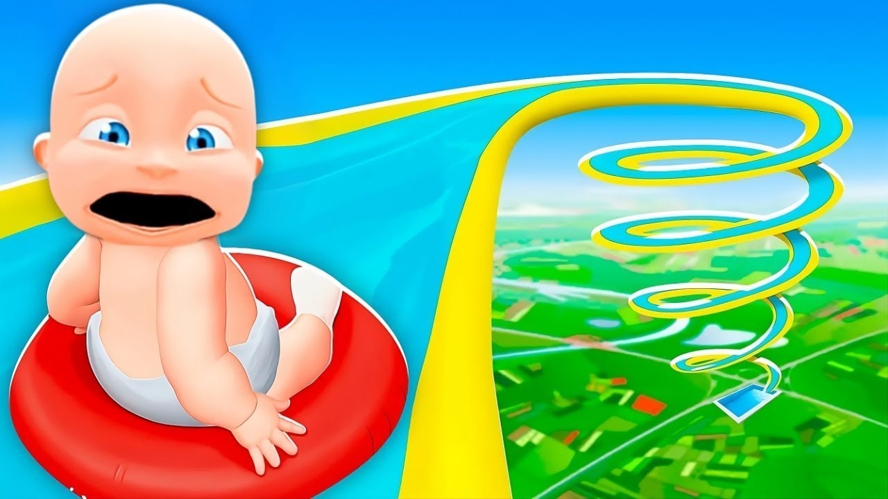 Surviving the BIGGEST WATERSLIDE in The World!