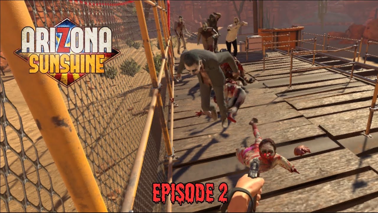 La horde de zombie : fuite vers les mines(Arizona Sunshine VR) #episode 2
