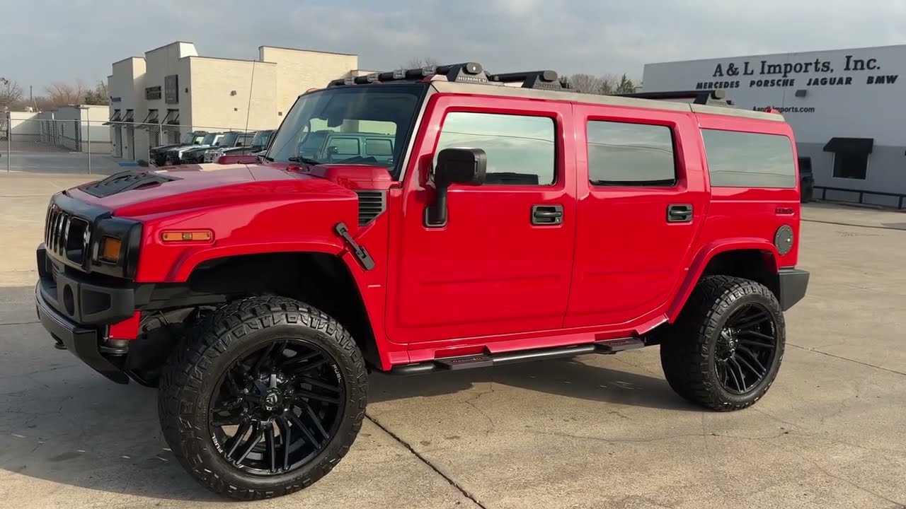 2007 Hummer H2 SUV Ltd Ed Victory Red