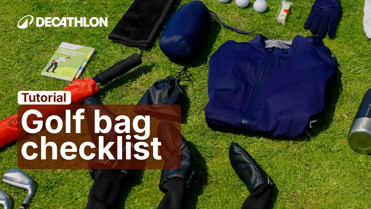 GOLF TUTORIAL - What to put in your BAG for your first COURSES 🏌️ | Decathlon