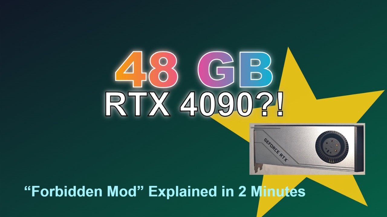 48 ГБ RTX 4090! Риск, награда и видеопамять внутри андеграундной мод-сцены #4090rtx