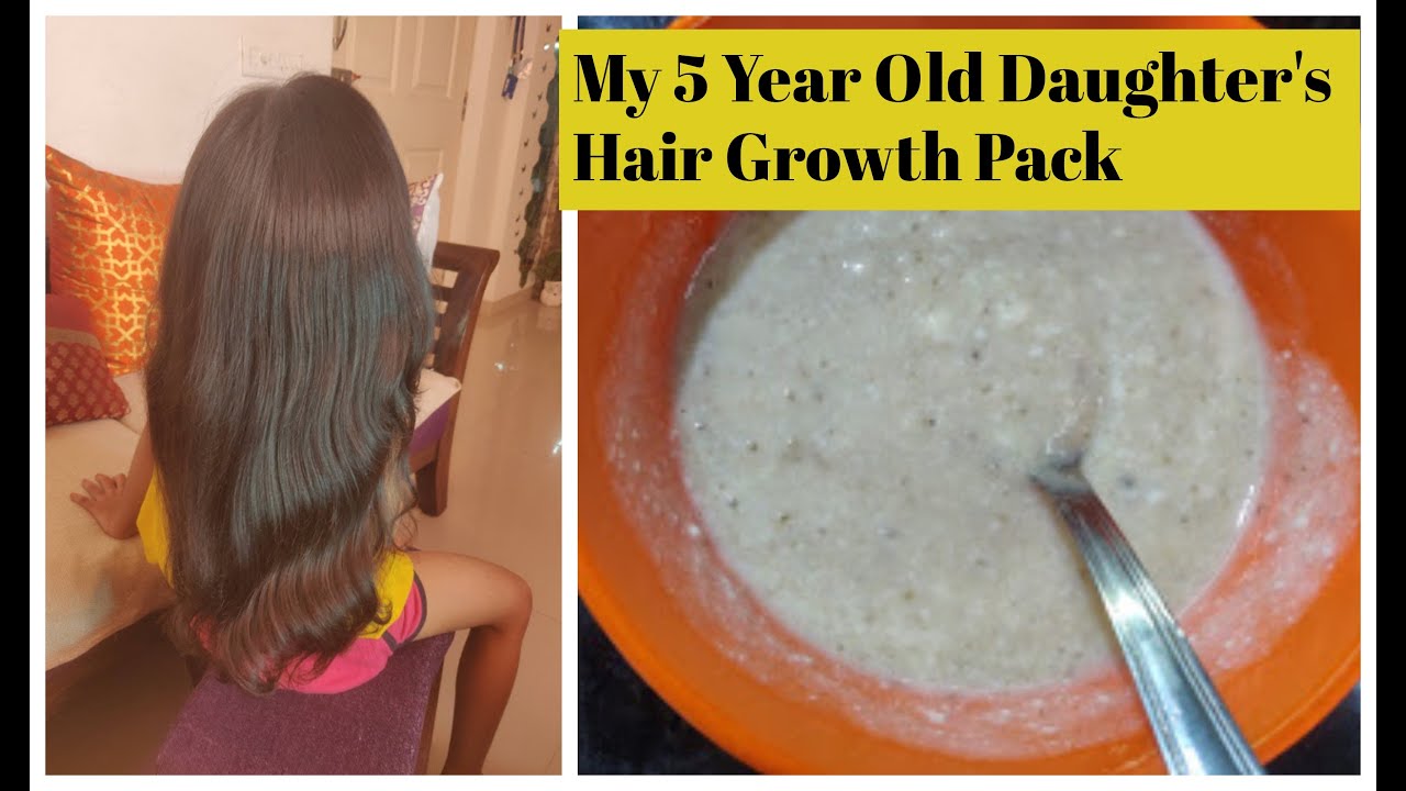 My 5 Yr Daughter's Secret Hair Mask for Hair Growth - बच्चों के बाल बढ़ाने के लिए Hair Pack