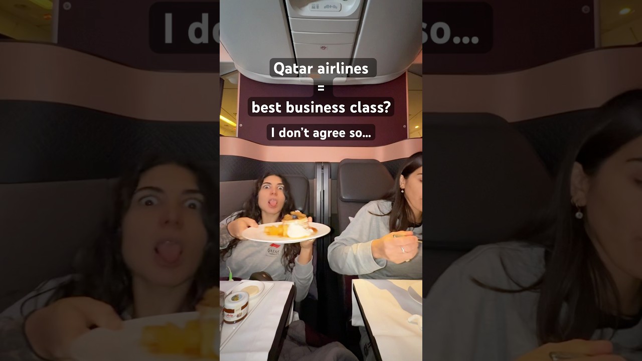 Is it actually as good as everyone says? #qatarairlines  #businessclass