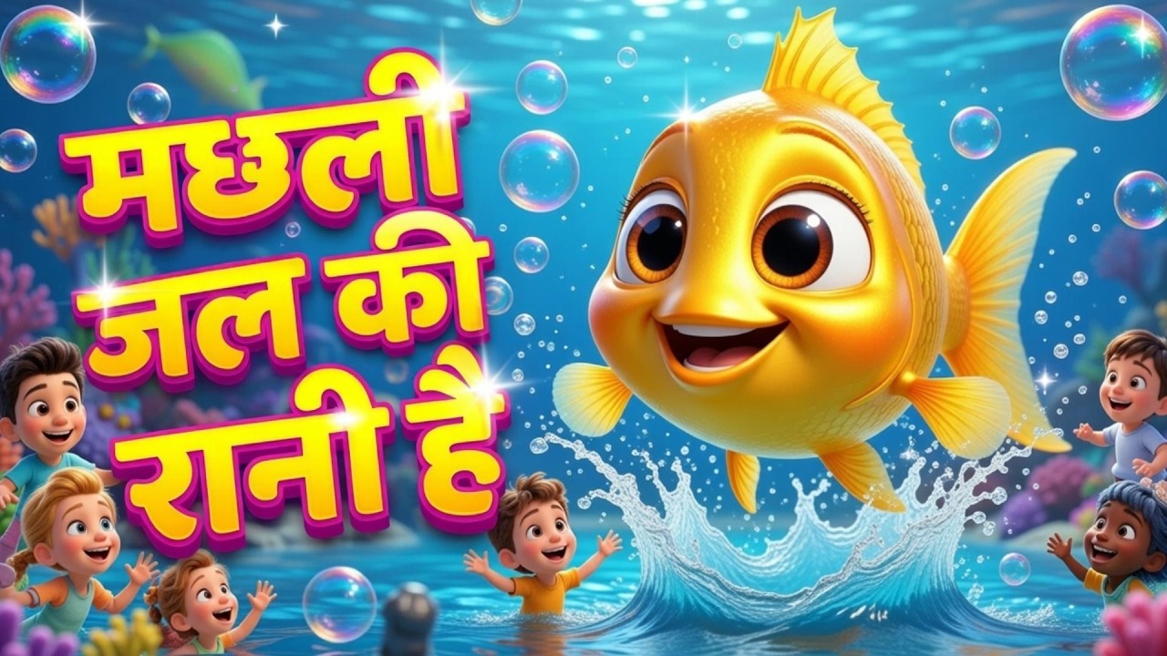 मछली जल की रानी है 🐟 | Machhli Jal Ki Rani Hai | Kids Rhymes | Bachpan Hindi TV
