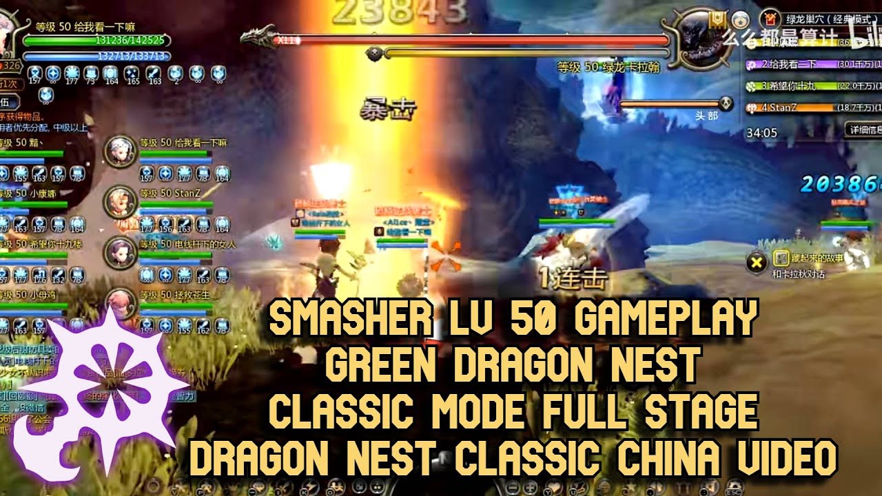 Smasher Lv 50 GDN Classic Mode Gameplay DN Classic China Full Stage Full Mechanism