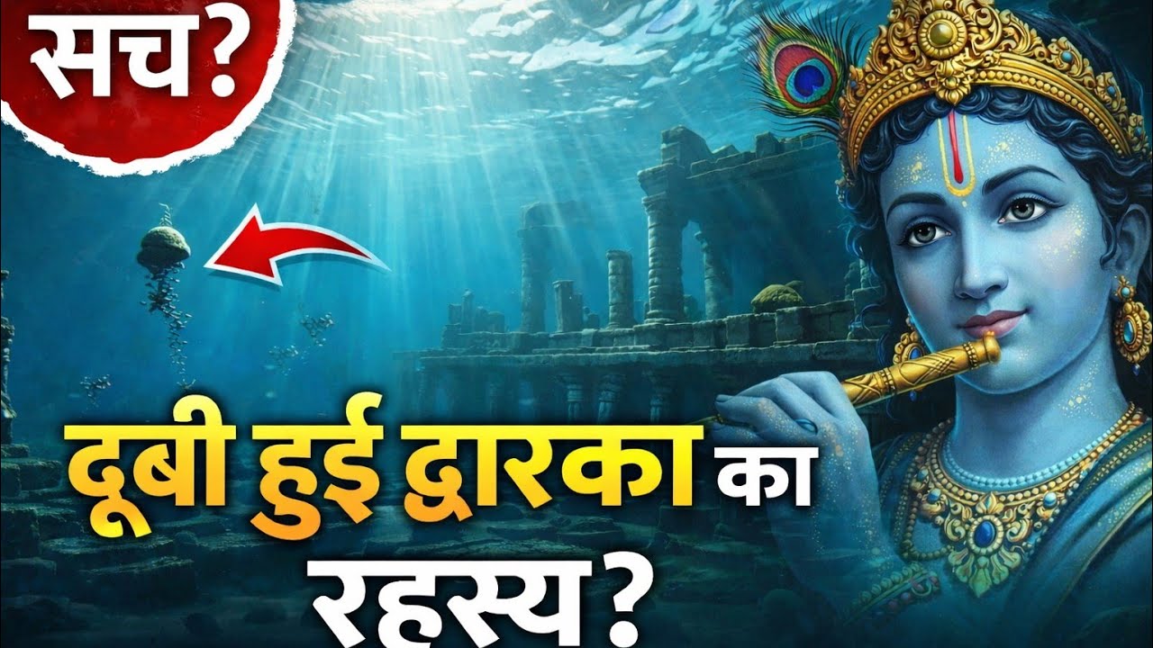 9000 साल पुरानी द्वारका का सच ।  डूबी हुई द्वारका का रहस्य #mystery 