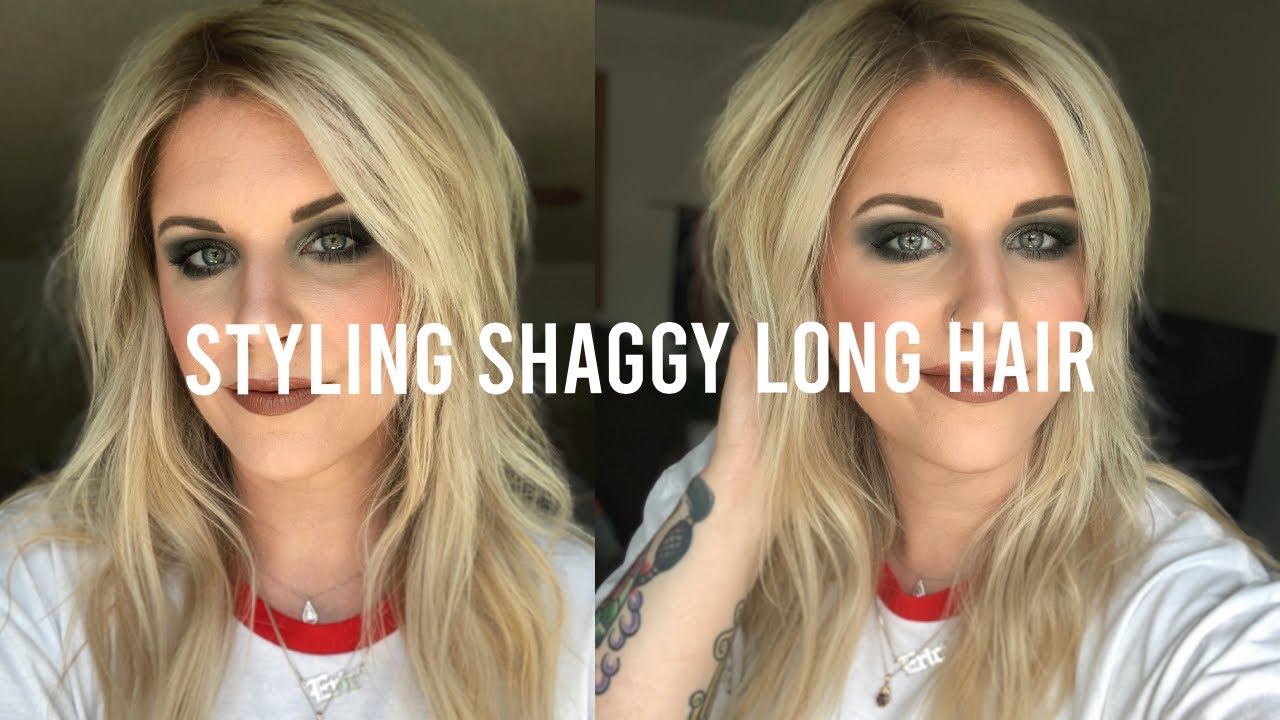 Styling My New Haircut | Shaggy Long Hair