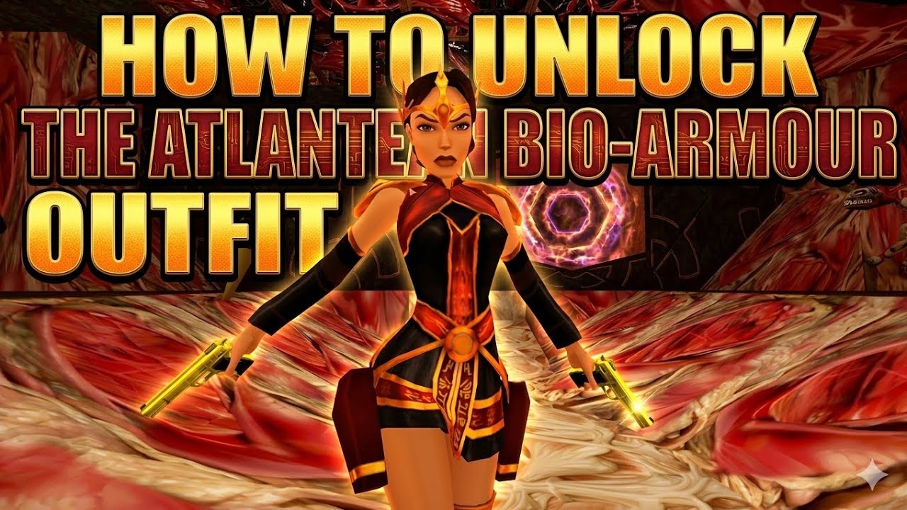 Tomb Raider I-III Remastered: How to unlock the Atlantean Bio-Armour outfit (TRX:CM) [PS5]