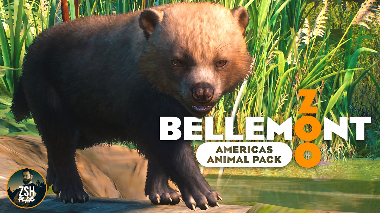 Building for BUSH DOGS in Planet Zoo! | Bellemont Zoo | Americas Animal Pack