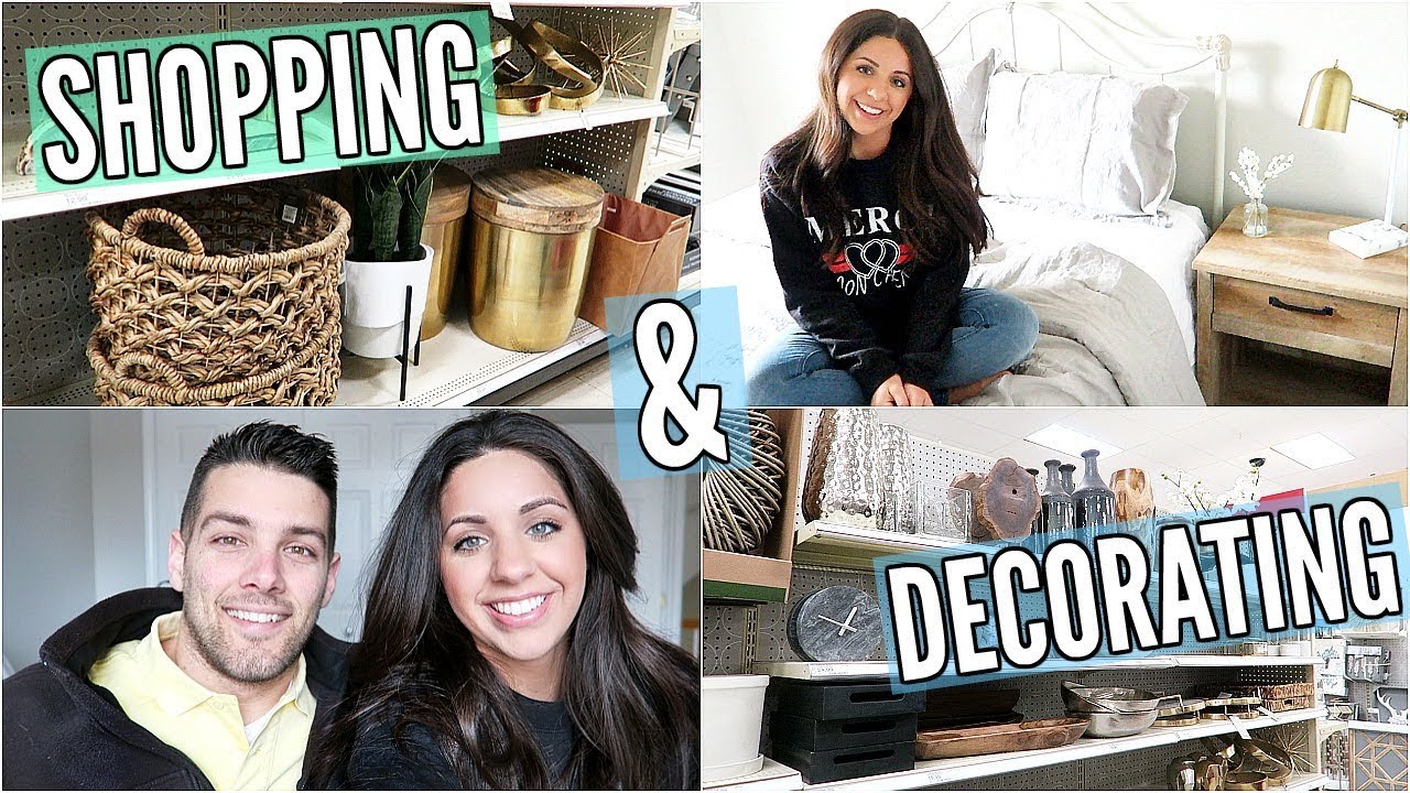 SHOP AND DECORATE WITH ME! T.J.MAXX & TARGET!