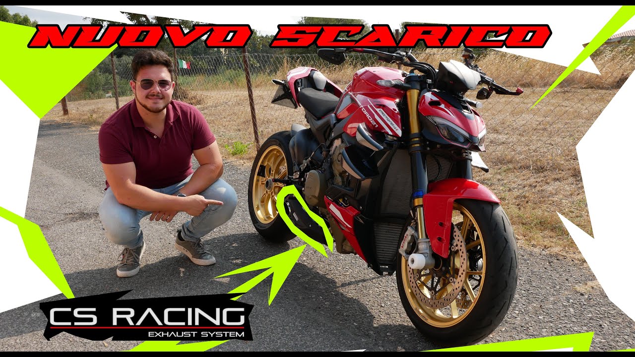 Ducati Streetfighter v4s - Cs racing exhaust + upmat Mtorque - UNA HYPER NAKED DA GP :D