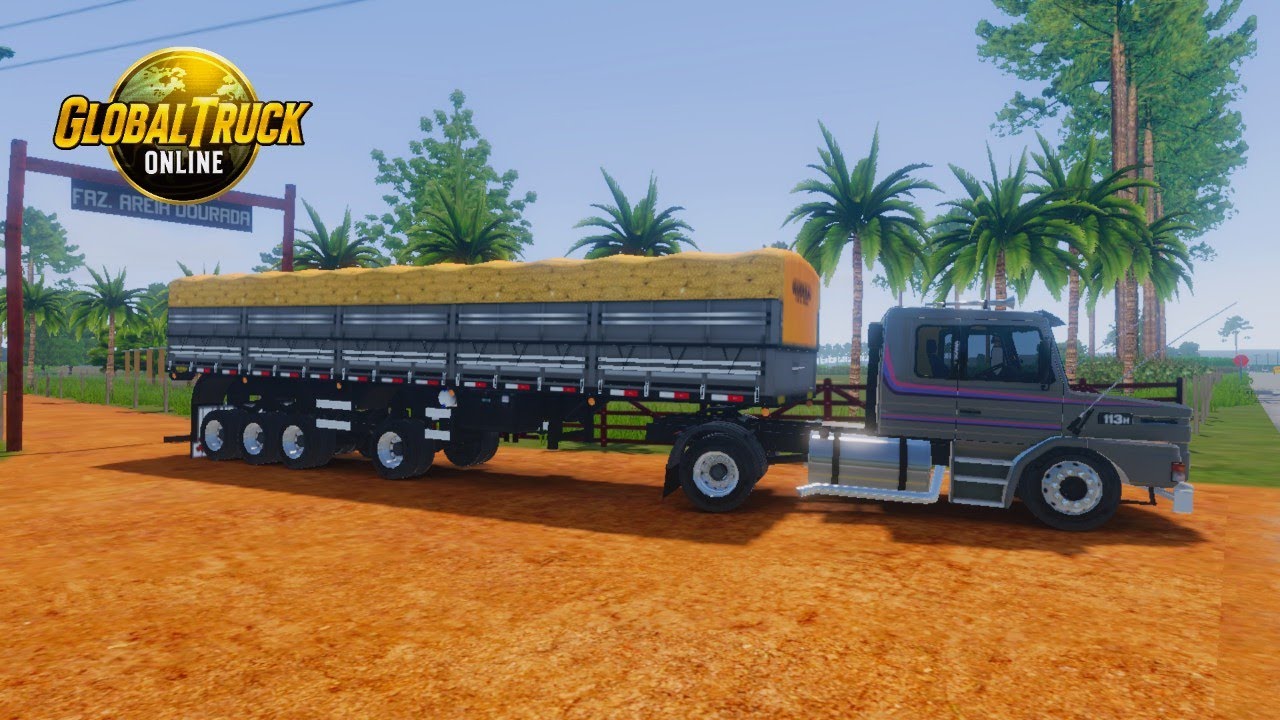 (GLOBAL TRUCK ONLINE) SAINDO DA FAZENDA AREIA DOURADA CARREGADO DE BATATA NO 113H