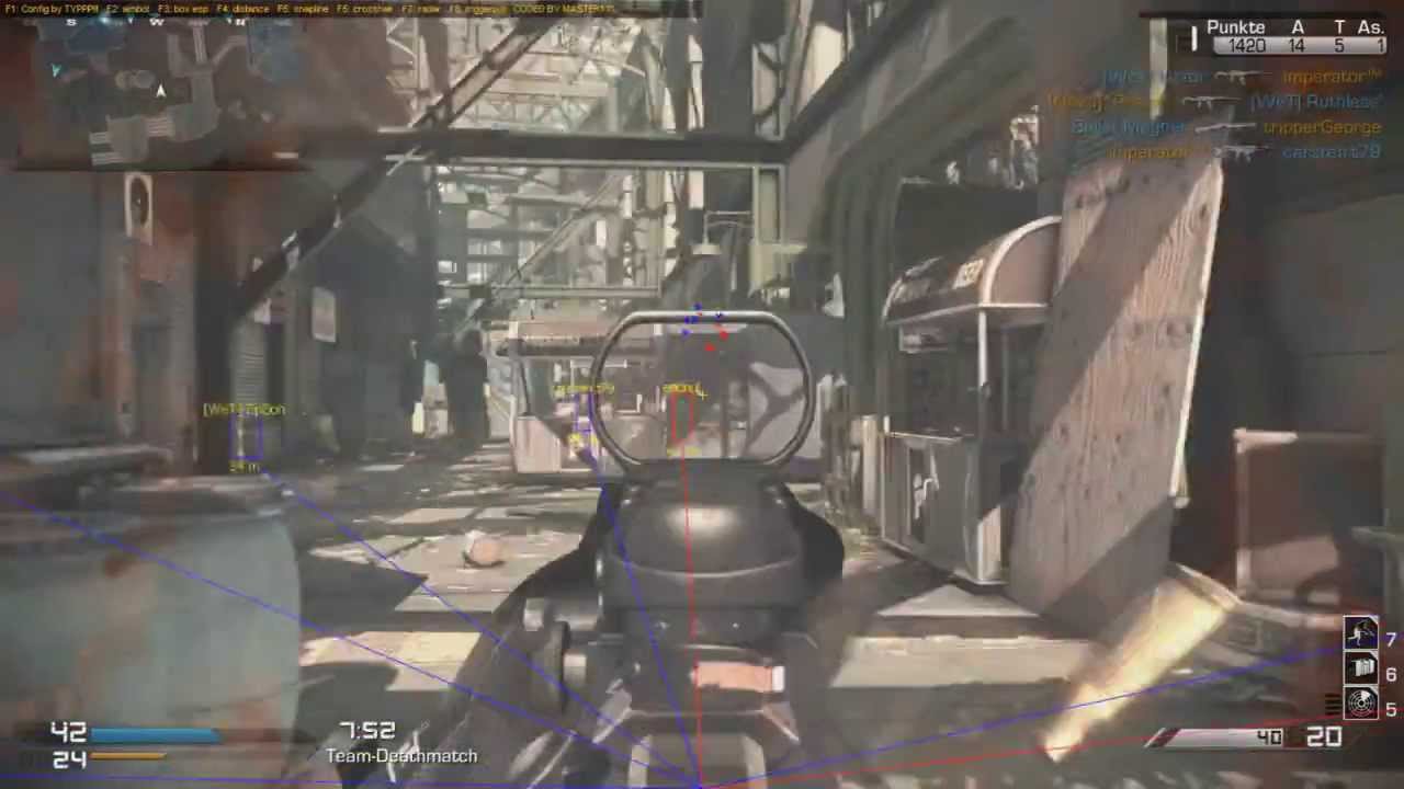 CoD10 (GHOSTS) Aimbot Wallhack BoxESP [undetected] [3.4.3]