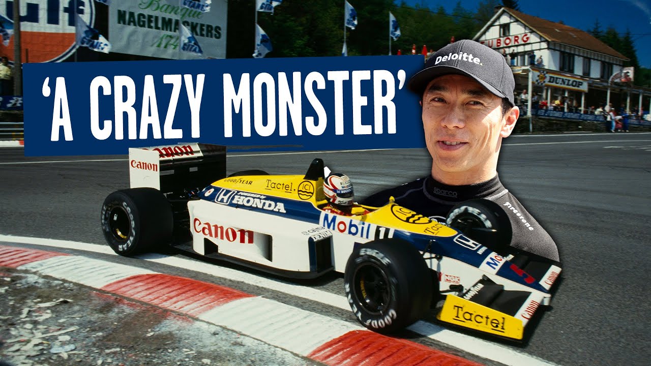 Takuma Sato Gets Behind the Wheel of Nigel Mansell’s Williams FW11