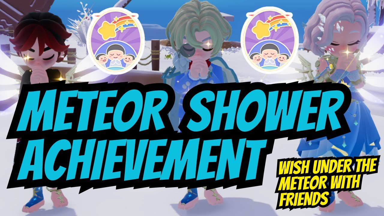 Beneath the Meteor Shower – Hidden Achievement | Meteor Shower Event Only | Heartopia