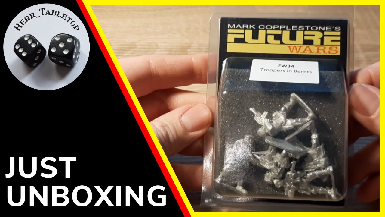 Just Unboxing: Troopers in Berets von Mark Copplestone (FW34).